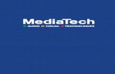 Audiovizuálne technológie - MediaTech · Projektné oddelenie konzultuje a projektuje audiovizuálne riešenia lnštalatné oddelenie realizuje inštaláciu a setup audiovizuálnych