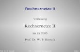 Rechnernetze II - uni-oldenburg.deeinstein.informatik.uni-oldenburg.de/lehre/semester/... · 2012. 4. 27. · Prof. Dr. W. Kowalk RN II – Netzwerk Management Seite 2 Rechnernetze