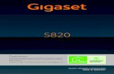 Gigaset S820/S820A QUG / sl / A31008-M2404-R601-1-TK43 / … · 2013. 2. 6. · Pod Prikazni jezik se prikaže aktualno nastavljen jezik prikaza. Če želite nastavitev spremeniti: