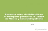 Encuesta sobre victimización en el transporte público en la ...buendiaylaredo.com/publicaciones/454/REPORTE_TRANSPORTE.pdfSe entiende por usuarios de redes sociales a quienes usan