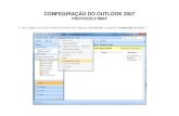 CONFIGURAÇÃO DO OUTLOOK 2007 - Amcham Brasil · 2017. 8. 17. · CONFIGURAÇÃO DO OUTLOOK 2007 PROTOCOLO IMAP 1 - Para configurar seu email no Microsoft Outlook 2007 clique em