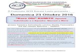 Il Comitato ACSI Karate Lazio presentakaratelazio.acsi.it/wp-content/uploads/Kuro-Obi-Kumite... · 2016. 9. 21. · Ore 11 :0 0 Inizio Gara kumite Cad. Ore 12 :0 0 Inizio Gara Kumite