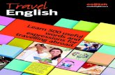 English4 TRAVEL ENGLISH BOOKLET CONTENTS Page 5 AT THE AIRPORT TRACK 1 6 ON THE PLANE TRACK 2 7 GOING THROUGH CUSTOMS TRACK 3 8 AT THE HOTEL TRACK 4 9 AT THE DOCTOR’S TRACK 5 ...