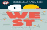 ZONDAG 14 APRIL 2019 - Culturele Zondagen · 2019. 3. 14. · Het deel van de stad waar zich deze Culturele Zondag afspeelt heet nog altijd Utrecht-West, maar strikt genomen klopt