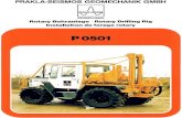 PRAKLA-SEISMOS Geomechanik - P0501 - Rotary Bohranlage · 2015. 4. 5. · P0501 Technical Data Chassis Mercedes-Benz type MB-trac tyres ground clearance Pu li-down device pull-down