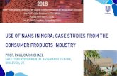 Use of NAMs in NGRA: Case studies from the consumer ......MW 368.380 Da (Phys chem prop database) Log P 3.36 (Phys chem prop database) Solubili ty 122 µM (45 mg/L) (Phys chem prop