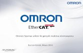 Nurcan Konak, Mayıs 2012 · 2019. 8. 30. · Nurcan Konak, Mayıs 2012 Omron Sysmac ailesi ile gerçek makina otomasyonu