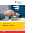 Maler und Lackierer - BG BAU · 2020. 7. 20. · Vorschriften- und Regelwerk Mit ihrem Vorschriften- und Regelwerk unterstützt die gesetzliche Unfallversicherung Betriebe und Beschäftigte,