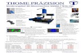 Messmaschine RAPID Plus | THOME Präzision GmbH · 2015. 2. 1. · Messmaschine RAPID Plus | THOME Präzision GmbH. TTHHOOMMEE PPRRÄÄZZIISSIIOONN. THOME Präzision GmbH Tel.: +49-(0)6159-7093-0