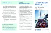 10 RAISONS L’ENSEIGNEMENT BILINGUE · 2017. 1. 17. · L’enseignement bilingue doit permettre l’acqui-sition d’une bonne maîtrise de la langue alle-mande en développant