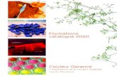Formations catalogue 2020 - GREEN'ING€¦ · 21 Motifs et impression textile en couleur végétale 22 Éco-print 24 Indigo, extraction et utilisation 26 Nuancier textiles 28 Projet