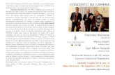 Programm Prag Juli 2018 ITAL - Italský Kulturní Institut...S. Di Capua – V. Russo: I’ te vurria vasà! (Io ti vorrei baciare!) E.De Curtis-G.B.De Curtis: Torna a Surriento L.Denza