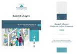 budget citoyen FRWeb - المملكة المغربية · 2019. 11. 19. · BUDGET CITOYEN. Projet de Loi de Finances au titre de l’année 2020 Pour mieux comprendre le Projet de