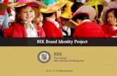 BIK Brand Identity & Brochure Project · 2019. 3. 30. · BIK의 골드는 BIK의 이미지를 대표하는 컬러로, 전체적인 느낌을 이끄는 포인트 컬러의 역할을