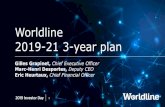 Worldline 2019-21 3-year plan · 2021. 2. 18. · Worldline 2019-21 3-year plan Gilles Grapinet, Chief Executive Officer Marc-Henri Desportes, Deputy CEO Eric Heurtaux, Chief Financial