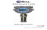 RAEGuard 2 PID - Portada - RAE Spain• Puede funcionar con difusión y modos de flujo, y se puede utilizar en la mayoría de los entornos. • Comunicación digital RS-485 con protocolo