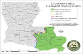 Louisiana Department of Wildlife and Fisheries...EVANGELINE west entire parish FRANKLIN west entire parish GRANT west entire parish IBERIA east east of the East Atchafalaya Basin Levee