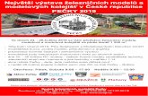 Největší výstava železničních modelů a modelových kolejišť v … · - dne 25. - 26.května RC modely - rádiem řízené modely zemědělské techniky, stavebních strojů