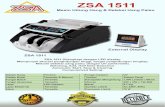 ZSA 1511 Mesin Hitung Uang & Deteksi (Jang Palsu · 2020. 5. 9. · Mesin Hitung Uang & Deteksi (Jang Palsu EXTERNAL DISPLAY Welcome External Display ZSA 1511 ZSA 1511 Dilengkapi