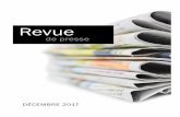 Revue de presse - Cégep de Trois-Rivières · 2018. 1. 8. · Présentée le 6 décembre dernier, la finale locale de Cégeps en spectacles au Cégep de Trois-Rivières a couronné