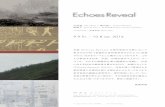 Echoes Reveal - MA2 gallery · 汪伊達 Yida Wang / 横山裕一 Yuichi Yokoyama 廖震平 Zenping Liao / たちばなひろしHiroshi Tachibana 9.9 fri. – 10.8 sat. 2016 open