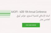 AAOIFI - IsDB 15th Annual Conference · 2021. 2. 22. · •This report is based on AAOIFI –IsDB 15th annual conference 2020 held on 14-15 December 2020 organised by Accounting
