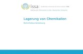 Lagerung von Chemikalien · 2020. 12. 10. · Zusammenlagerungsverboten (Lektion 2) sowie von zulässigen Stapelhöhen und Gewichtsbelastungen (Lektion 3). Für den Arbeitsschutz
