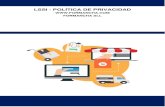FORMANCHA SLLformancha.com/wp-content/uploads/2020/12/lssi_politicap... · 2020. 12. 30. · LSSI - POLÍTICA DE PRIVACIDAD FORMANCHA SLL. POLÍTICA DE PRIVACIDAD Y AVISO LEGAL Información