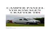 CAMPER PANEEL VW CRAFTER 2014-2015 - HaMoBeJa.nl · Web viewCAMPER PANEELVOLKSWAGEN CRAFTER TDI Door: H.Bekkema Voertuig: Volkswagen Crafter bouwjaar november 2010, 80kW/110pk. CAMPER: