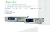 MX269xxxA シリーズ ソフトウェア - 波形パターン …...） LTE-Advanced （ ） FDD （ LTE ） TDD LTE-Advanced （ ） TDD W-CDMA （ HSDPA ） Test Model 5 HSDPA/HSUPA