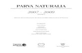 PARVA NATURALIA - Piacenzamsn.musei.piacenza.it/libri-e-multimedia/parva-naturalia-1/parva 2009.pdfL = lunghezza della conchiglia (shell length); La = larghezza della conchiglia (shell
