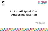 Be#Proud! SpeakOut! Anteprima#Risulta7# - Risorse LGBTI · 2020. 4. 25. · La ricerca è stata realizzata dal Centro Risorse LGBTI in collaborazione con l’Associazione Il Progetto
