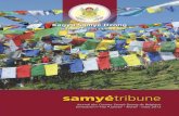 Kagyu Samyé Dzongsamye.be/images/ST/st142.pdf · 2017. 8. 1. · titre d'Acharya à l'Université de Varanasi, en Inde. Il reçut éga - lement de la Société Internationale Nyingma
