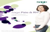 Sage Paie & RH - Infoplus 31 · Sage Paie Pack et Sage Paie Pack+ autorisent un nombre illimité d’établissements et s’adaptent aux configurations multi sites (jusqu’à 100