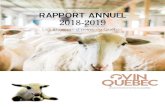 Rapport annuel 2018-2019ovinquebec.com/upload/pdf/rapports_annuels/RA_2019_LEOQ.pdf · 2020. 4. 8. · Rapport annuel 2018-2019. Rapport annuel. 2018-2019. Les Éleveurs d’ovins