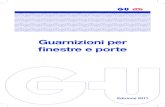 Guarnizioni per fi nestre e porte · 2011. 6. 1. · 2 G.U ITALIA SRL Il partner ideale per le vostre guarnizioni “Massima tenuta” è la filosofia aziendale di G.U-Italia/PRIMO