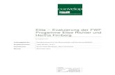 Elita – Evaluierung der FWF Progamme Elise Richter und ...convelop cooperative knowledge design gmbh A-8010 Graz Bürgergasse 8-10/I Telefon: +43 (0) 316 720 813 Fax: +43 (0) 316