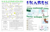 IKAREK Warto przeczytać - Sp 118 · 2017. 9. 26. · 16 Zespół redakcyjny: IKAREK Nr 2/2014-15 Styczeń 2015 Gazetka szkolna SP 118 Bulwar Ikara 19 54-130 Wrocław e-mail: gazetka.ikarek@gmail.com