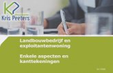 Landbouwbedrijf en exploitantenwoning · 2021. 1. 27. · “Met toepassing van artikel 4.4.23 van de Vlaamse Codex Ruimtelijke Ordening kan een vergunning worden verleend voor het