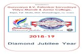 2018-19 - Satyaniketan · 2018. 8. 17. · Satyaniketan’s Guruvarya R.V. Patankar Sarvodaya Vidya Mandir & Junior College, Rajur, Tal- Akole, Dist- Ahmednagar, Pin- 422601 2018-19