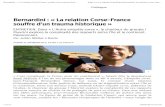 Bernardini : « La relation Corse-France souffre d'un trauma … · 2019. 8. 21. · Bernardini : « La relation Corse-France souffre d'un trauma historique » ENTRETIEN. Dans «