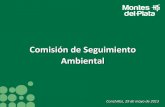 Comisión de Seguimiento Ambiental - Uruguay · 2020. 12. 1. · Calidad de Aire Arroyo Conchillas Sedimentos Plan de monitoreo integrado. Niveles de fósforo en el Río de la Plata