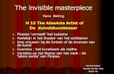 The invisibele masterpiece - WordPress.com€¦ · Harlekijn in het theater van de schilderkunst Harlekijn: alter ego van Picasso en het theater Harlequin and Woman with Necklace
