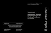 Cordula Janowski - University of Pittsburghaei.pitt.edu/7086/01/dp_c162Janowski.pdf · 2011. 2. 15. · Cordula Janowski Globalization, Regional Integration and the EU Pleadings for