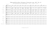 Mendelssohn Organ Sonata op. 65, Nr 6 · 2015. 8. 22. · B? b b b b b b b b b b b c c c c c c c c c c c 2 Fl. 2 Ob. 2 Klar. 2 Fag. 2 Hrn. Timp. Viol.1 Viol.2 Vla.