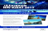 JÄÄKIEKON MM-KISAT 2017 - TMG Eventstmgevents.fi/wp-content/themes/tmgevets/esitteet/Esite...Jääkiekon MM-kisat 2017 pelataan Ranskassa ja Saksassa 5.–21.5. MM-kisoihin osallistuu