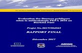 Rapport Provisoire Togo PEFA 2015...BUNEE Bureau national des évaluations environnementales CABOT Comité d‘Adjudication de Bons et Obligations du Trésor CGAB Cadre général d‘organisation