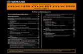MX49 MX61 MX88 Reference Manual - Yamaha CorporationYamaha Corp. behoudt zich het recht voor om deze handleiding op elk gewenst moment zonder voorafgaande kennisgeving te wijzigen