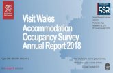 Accommodation occupancy survey, 2018 - Welsh Government · 2019. 11. 28. · Room Occupancy Bedspace Occupancy 2014 2015. Whilst overall occupancyin 2018 was similar, albeit slightly