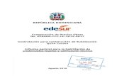 ...REPÚBLICA DOMINICANA Edesur Dominicana, S. A. Comparación de Precios Obras No. EDESUR-CCC-CP-2019-0017 Contratación para construcción de Subestación Quita Coraza Informe pericial
